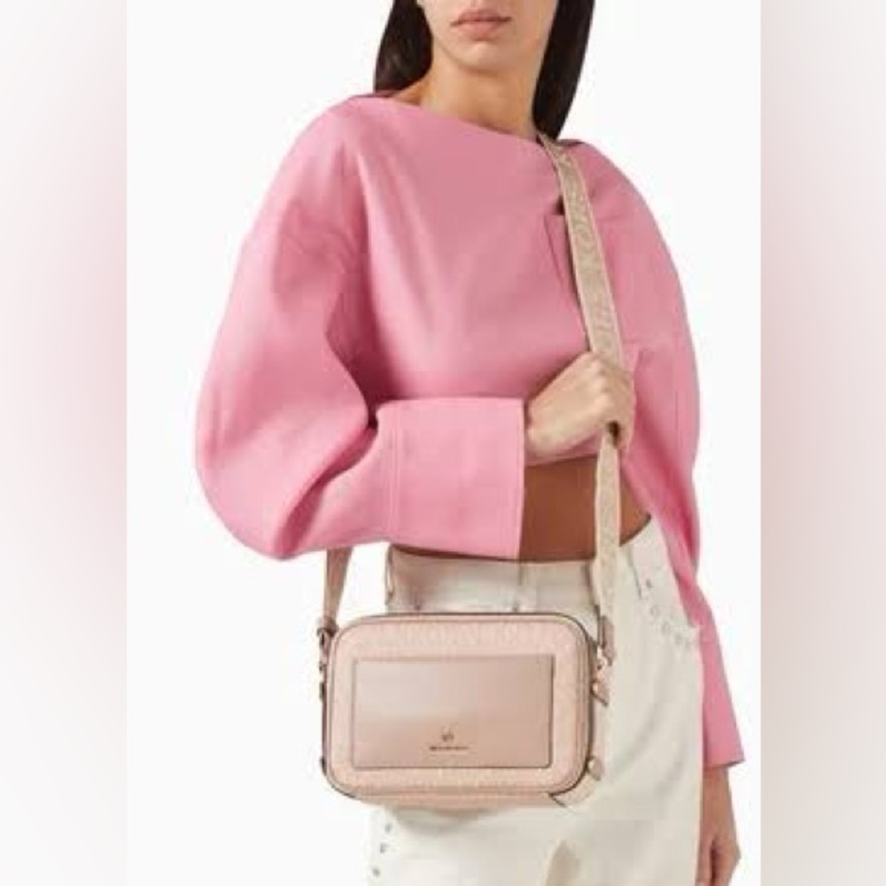 Michael Kors Maeve Large Signature Logo Crossbody Bag